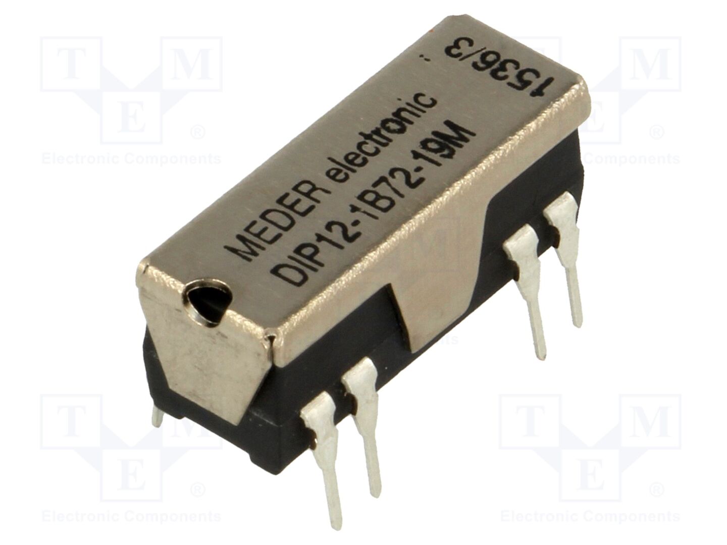 MEDER DIP12-1B72-19M Reed-rele 12VDC