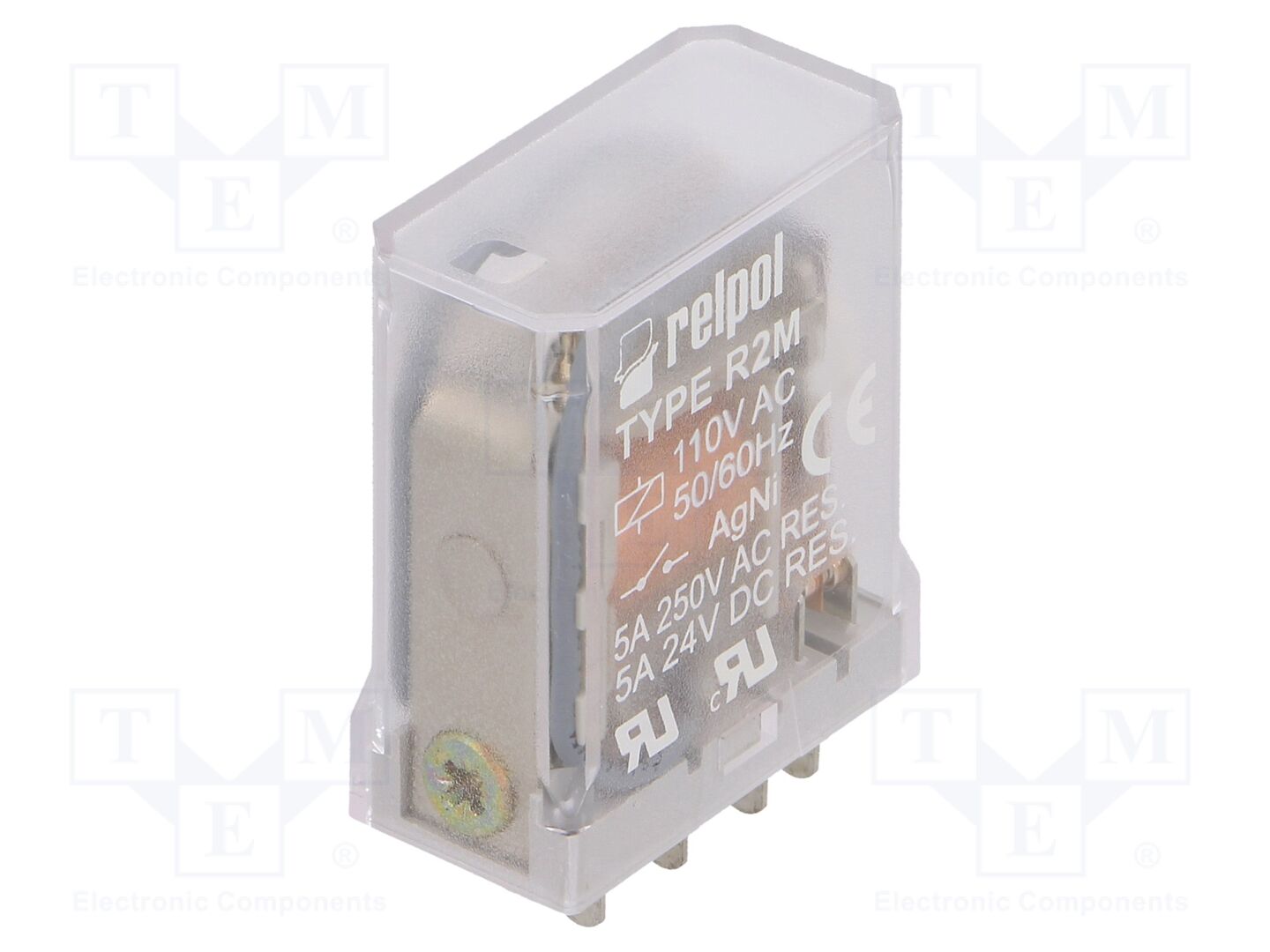 RELPOL R2M-110VAC Sähkömagneettinen rele 110VAC