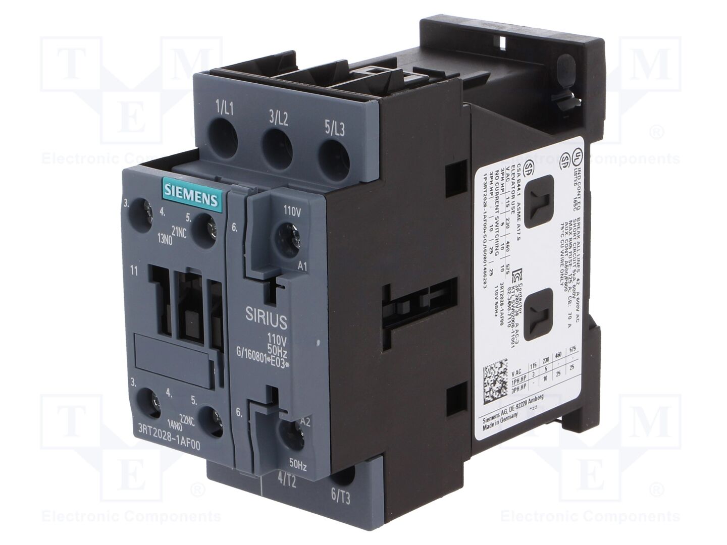 SIEMENS 3RT2028-1AF00 Kontaktori 40A