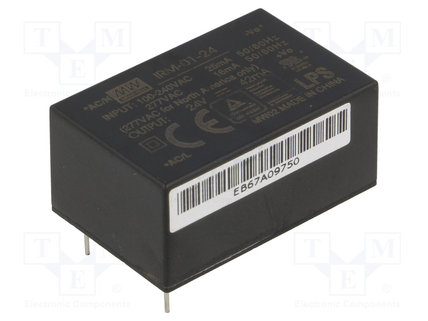 MEAN WELL IRM-01-24 AC/DC-muunnin 1W