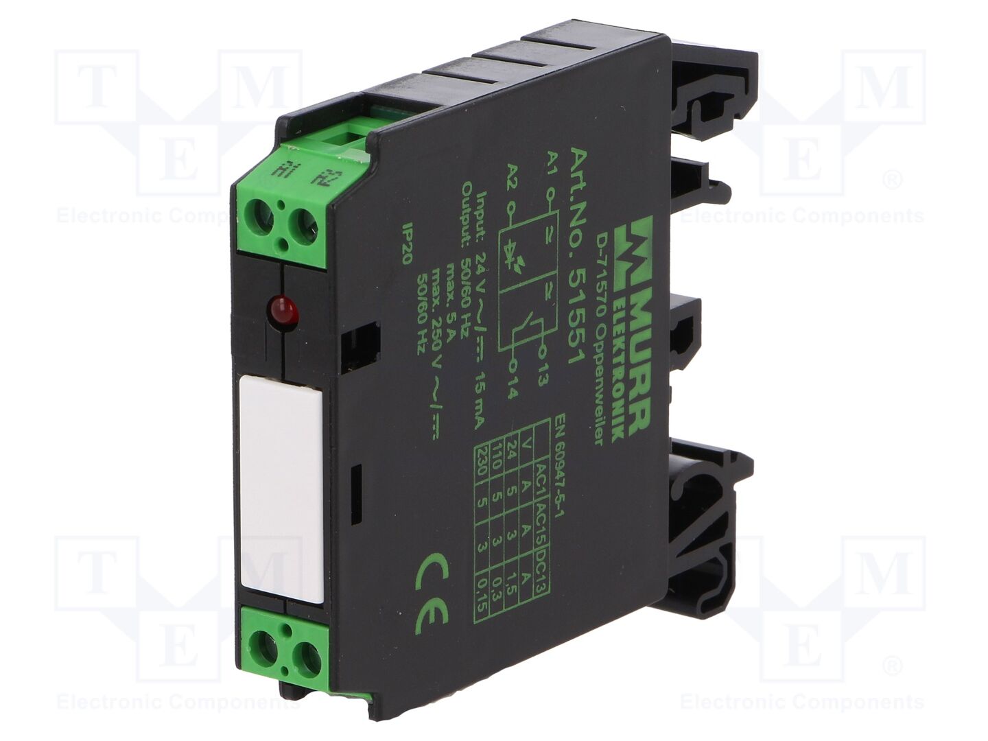 MURRELEKTRONIK RMM11/24 Asennusrele 24VAC/24VDC, 5A