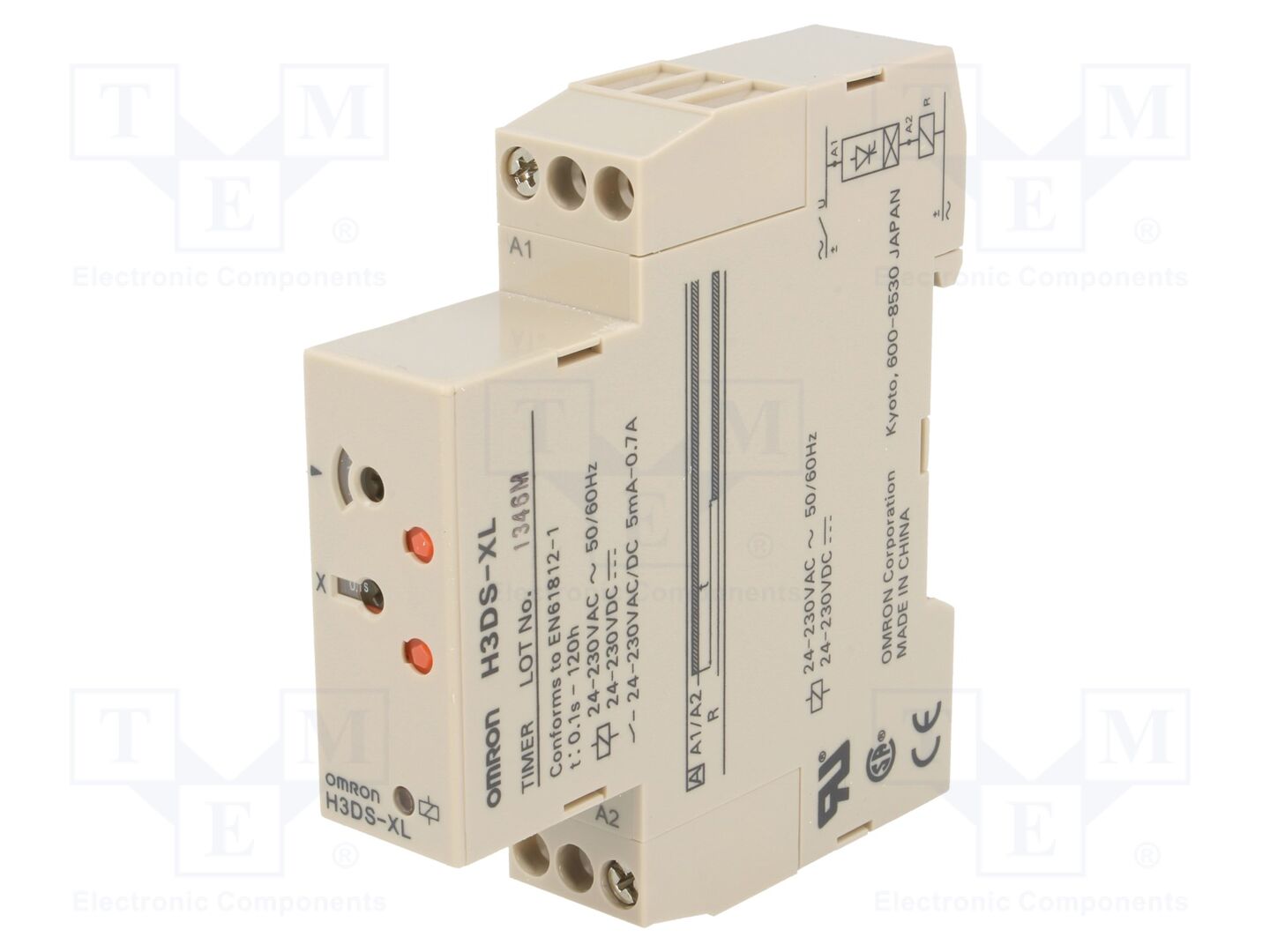 OMRON H3DS-XL Analogia-ajastin 0,1s-120h