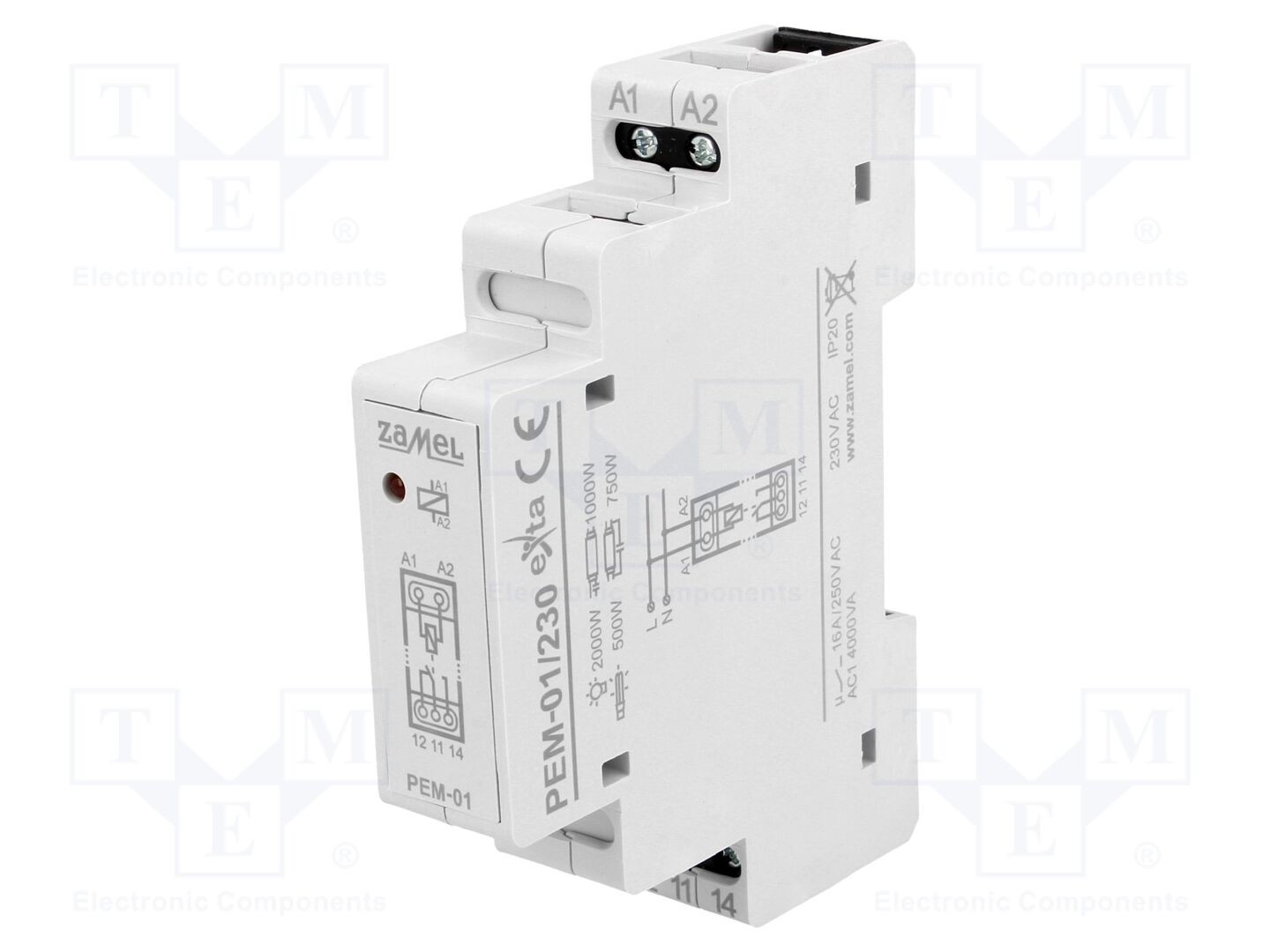 ZAMEL PEM-01/230 Asennusrele 230VAC