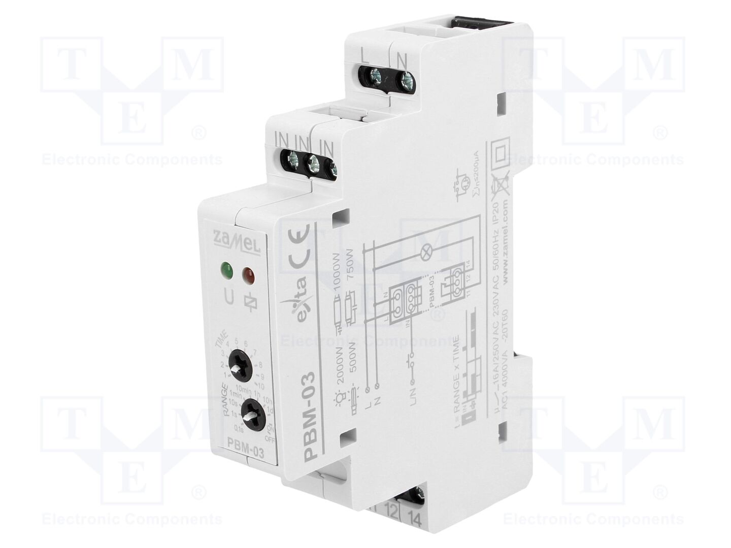 ZAMEL PBM-03 Bistabiili rele 230VAC