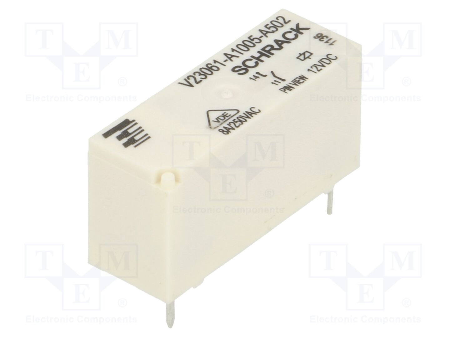 TE Connectivity V23061A1005A502 Sähkömagneettinen rele 12VDC