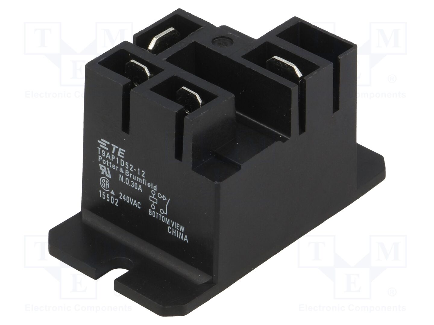 TE Connectivity T9AP1D52-12 Sähkömagneettinen rele 12VDC