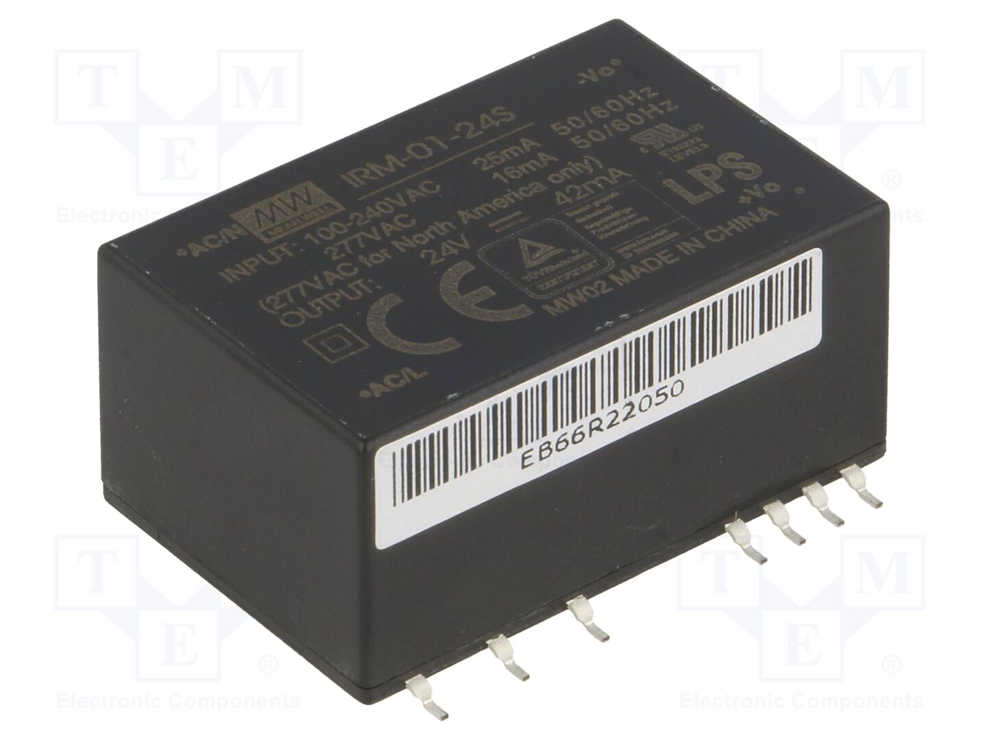MEAN WELL IRM-01-24S AC/DC muunnin 1W