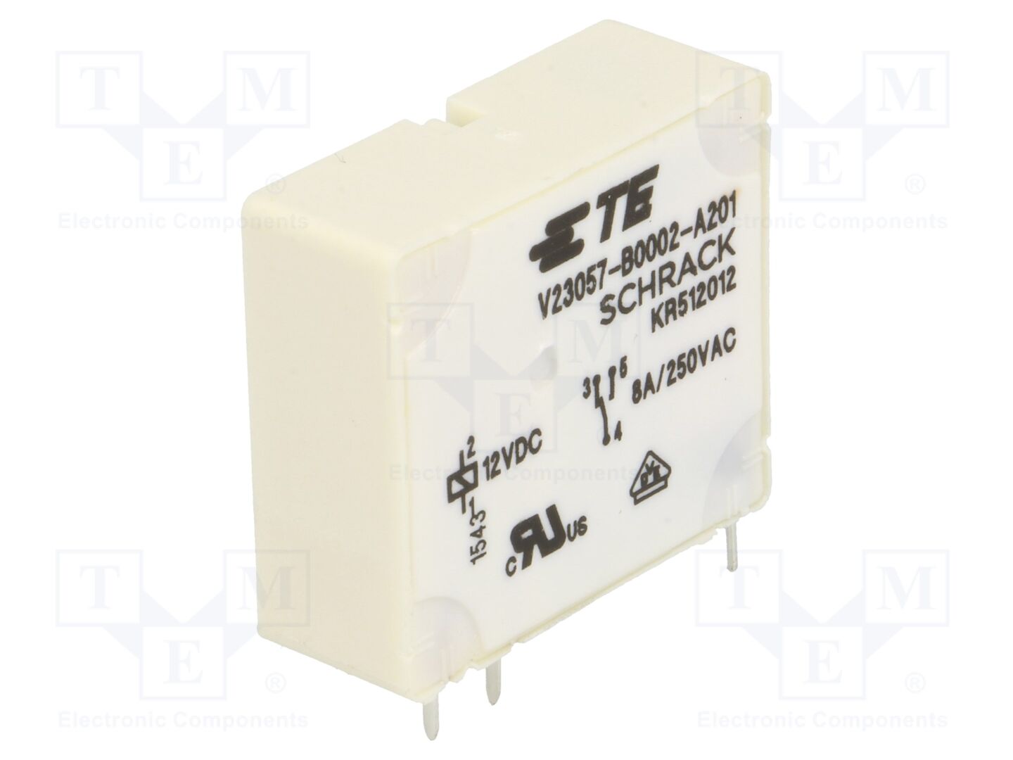 TE Connectivity V23057B0002A201 Sähkömagneettinen rele 12VDC