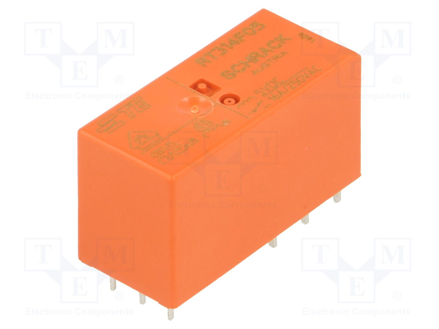 TE Connectivity RT314F05 Sähkömagneettinen rele 5VDC