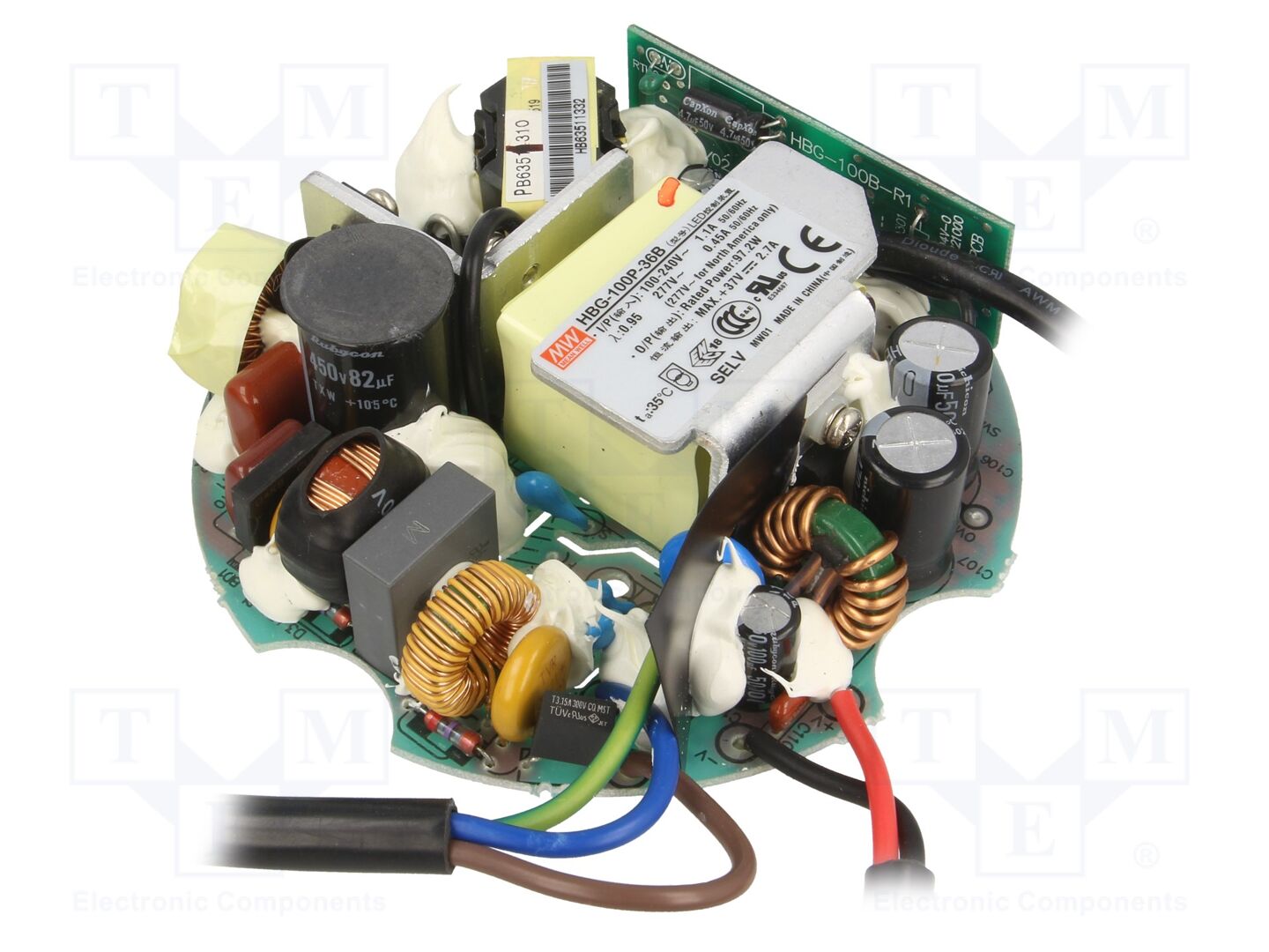 MEAN WELL HBG-100P-36B LED-virtalähde 97,2W 36VDC 2700mA