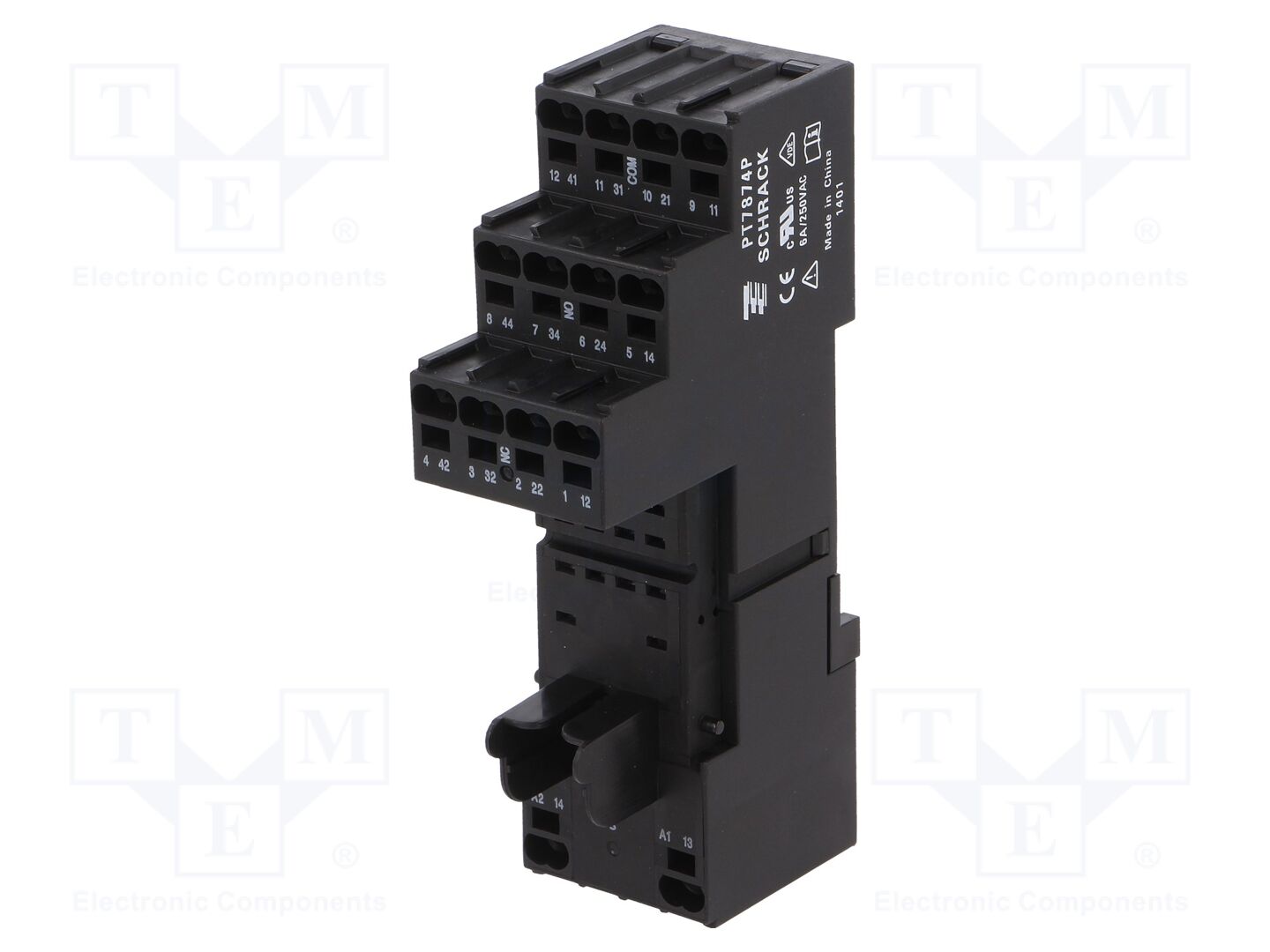 TE Connectivity PT7874P Sähkömagneettinen relekanta PIN 14
