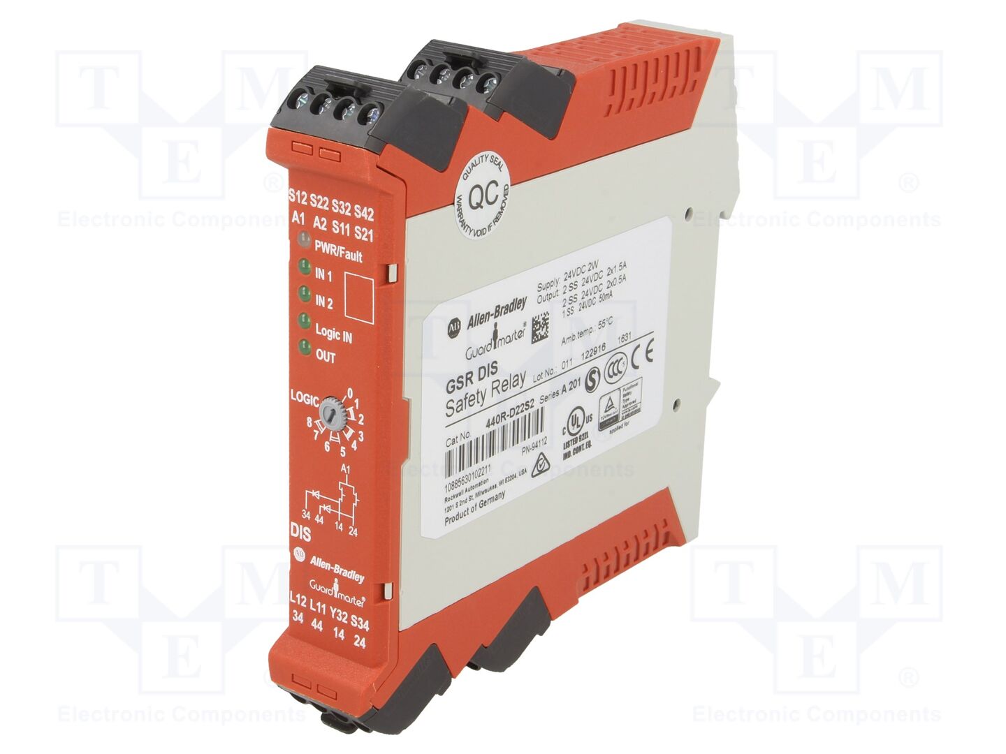 Allen Bradley Guardmaster 440R-D22S2 Turvarele 24V