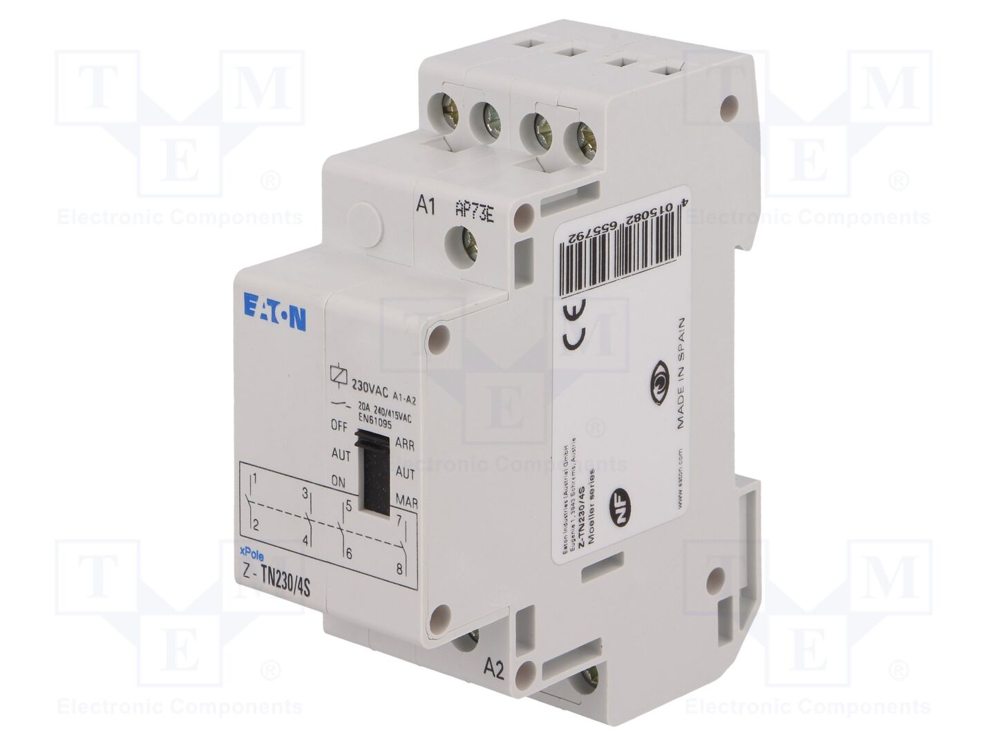 EATON ELECTRIC Z-TN230/4S Asennusrele 230VAC