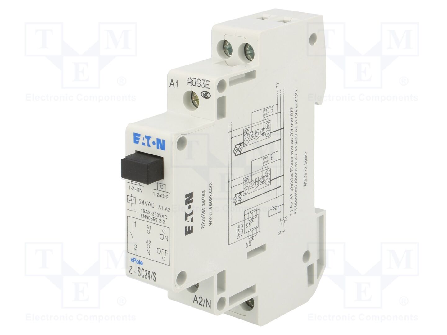 EATON ELECTRIC Z-SC24/S Asennusrele 24VAC, 16A
