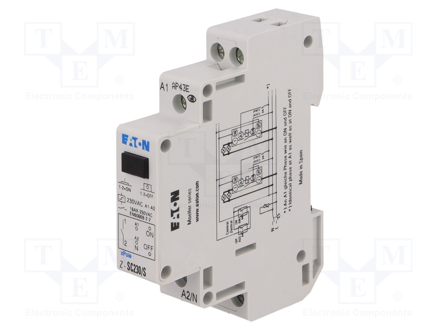 EATON ELECTRIC Z-SC230/S Asennusrele 230VAC, 16A
