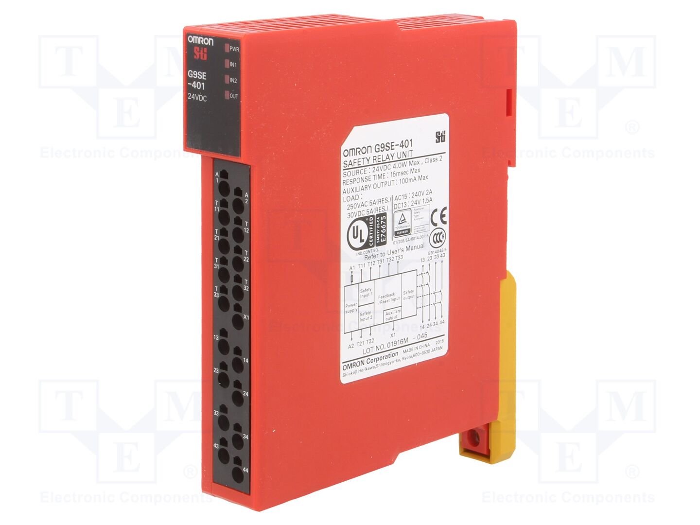 OMRON G9SE-401 Turvarele 24VDC