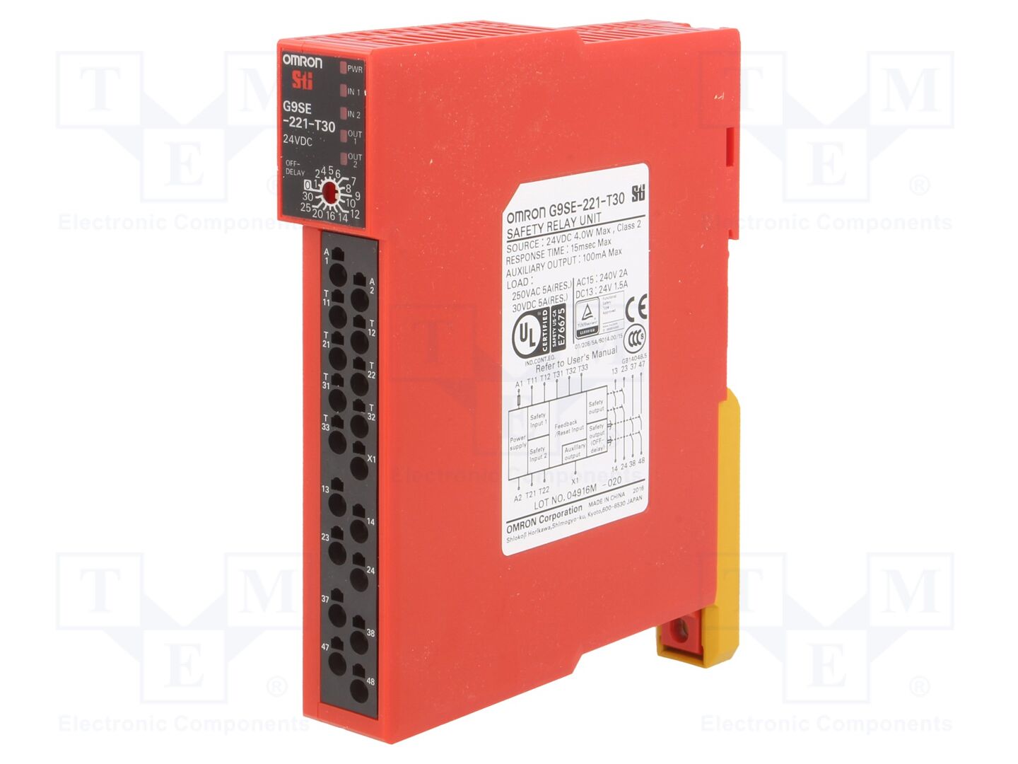 OMRON G9SE-221-T30 Turvarele 24VDC