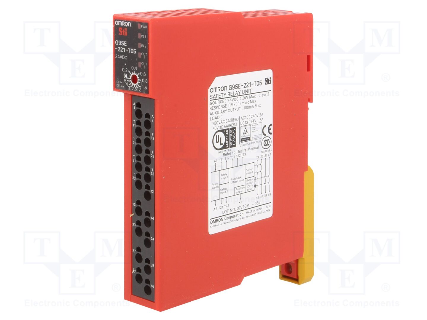 OMRON G9SE-221-T05 Turvarele 24VDC