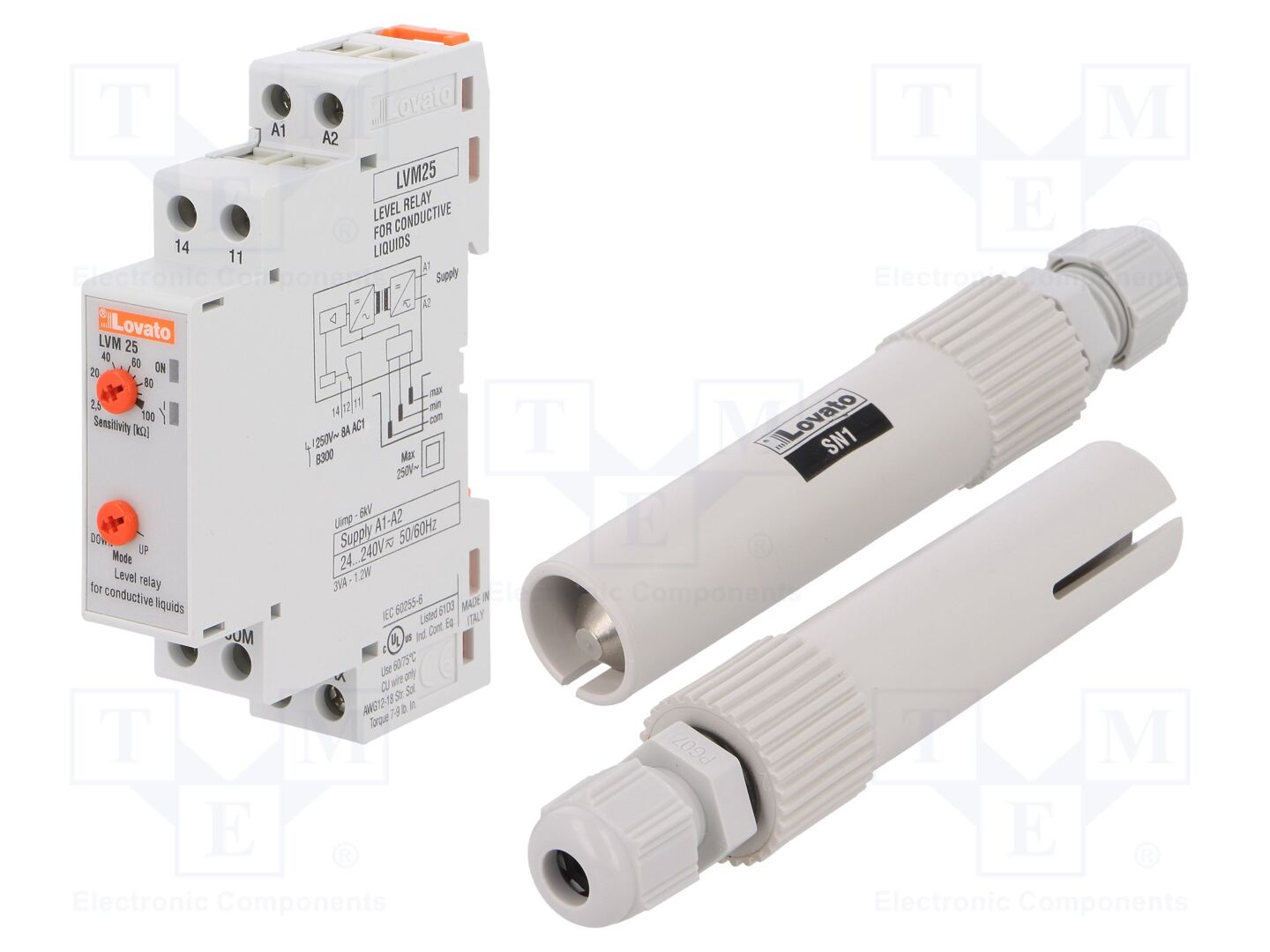 LOVATO ELECTRIC LVMKIT25 Valvontarele 24-240VAC