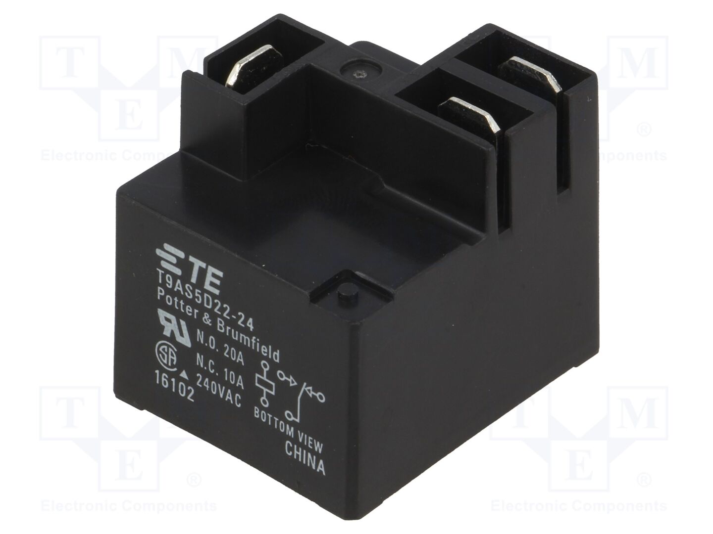 TE Connectivity T9AS5D22-24 Sähkömagneettinen rele 24VDC