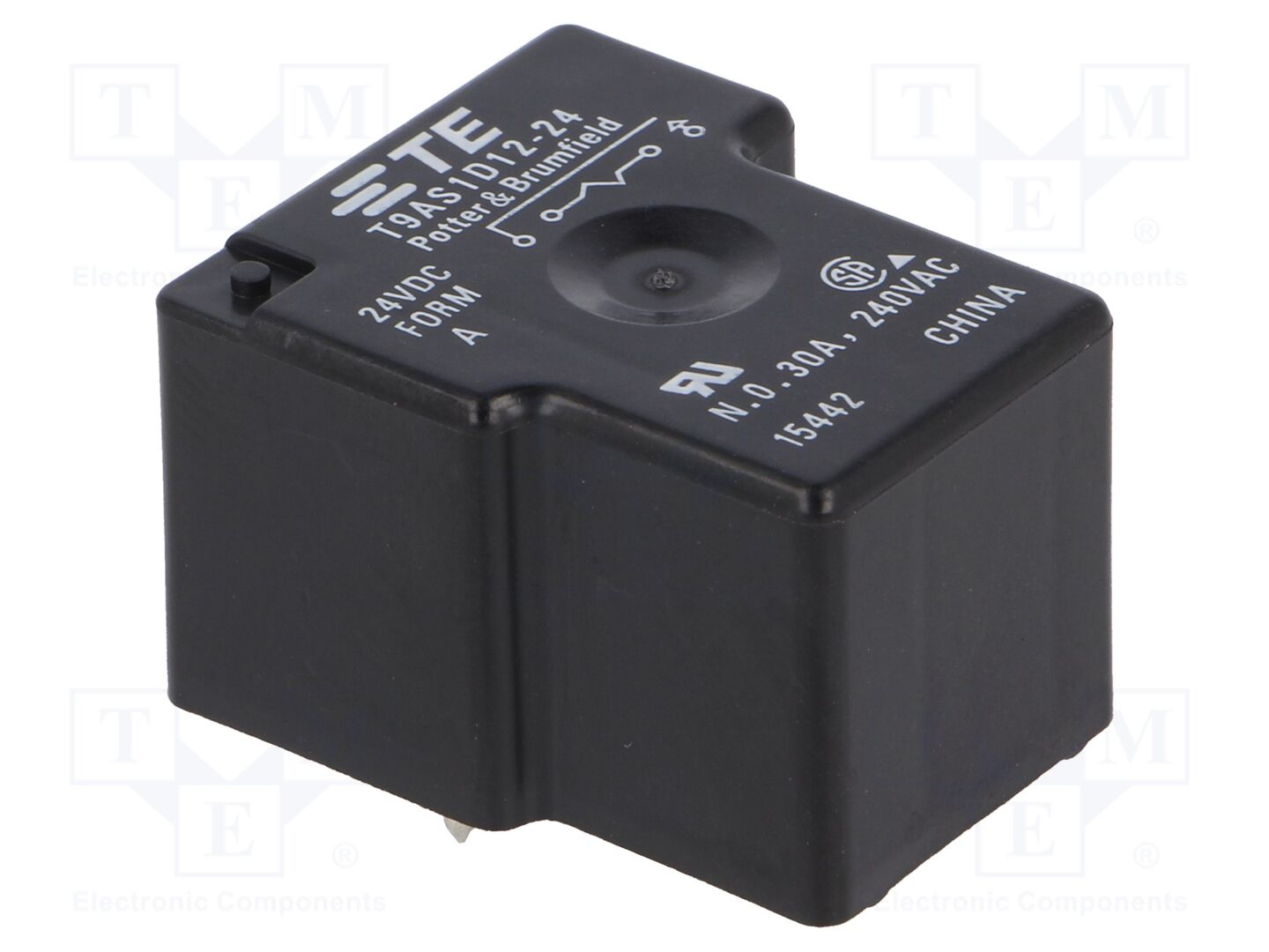TE Connectivity T9AS1D12-24 Sähkömagneettinen rele 24VDC