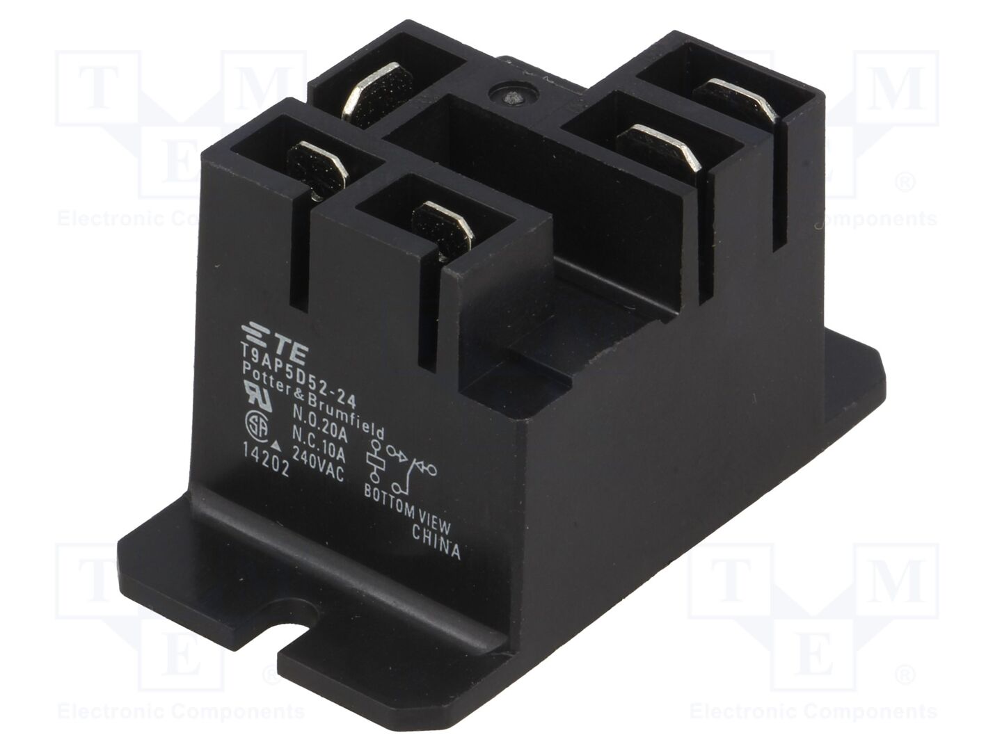 TE Connectivity T9AP5D52-24 Sähkömagneettinen rele 24VDC, 20A