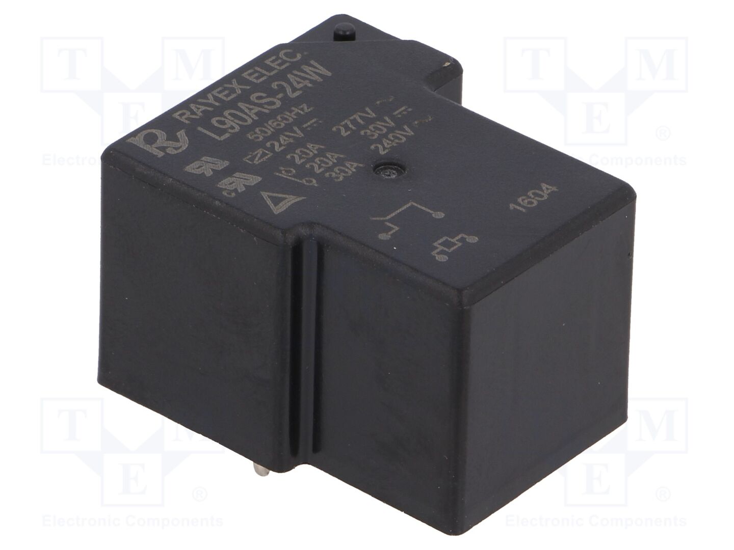 Recoy/RAYEX ELECTRONICS L90AS-24W Sähkömagneettinen rele 24VDC (50 kpl erä)