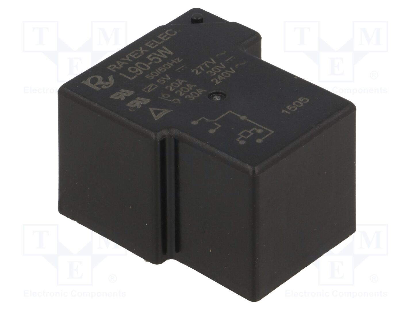 Recoy/RAYEX ELECTRONICS L90-5W Sähkömagneettinen rele 5VDC (50 kpl erä)
