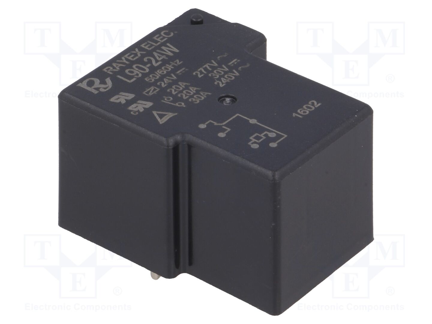 Recoy/RAYEX ELECTRONICS L90-24W Sähkömagneettinen rele 24VDC (50 kpl erä)