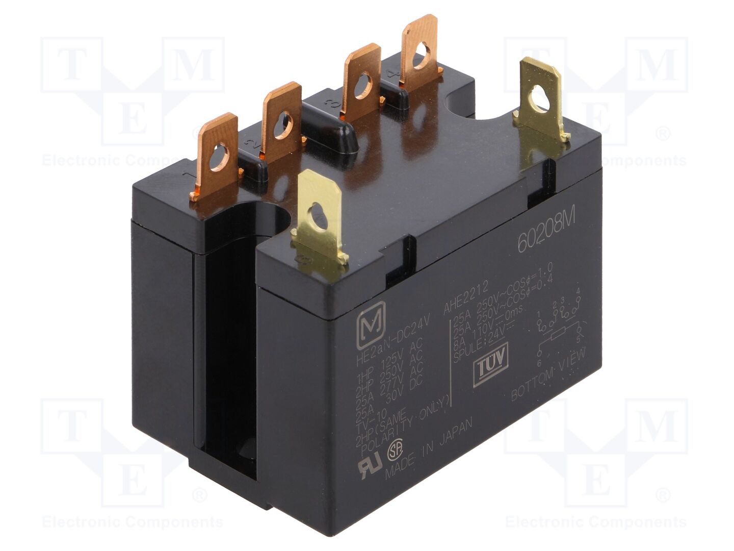 PANASONIC HE2AN24 Sähkömagneettinen rele 24VDC