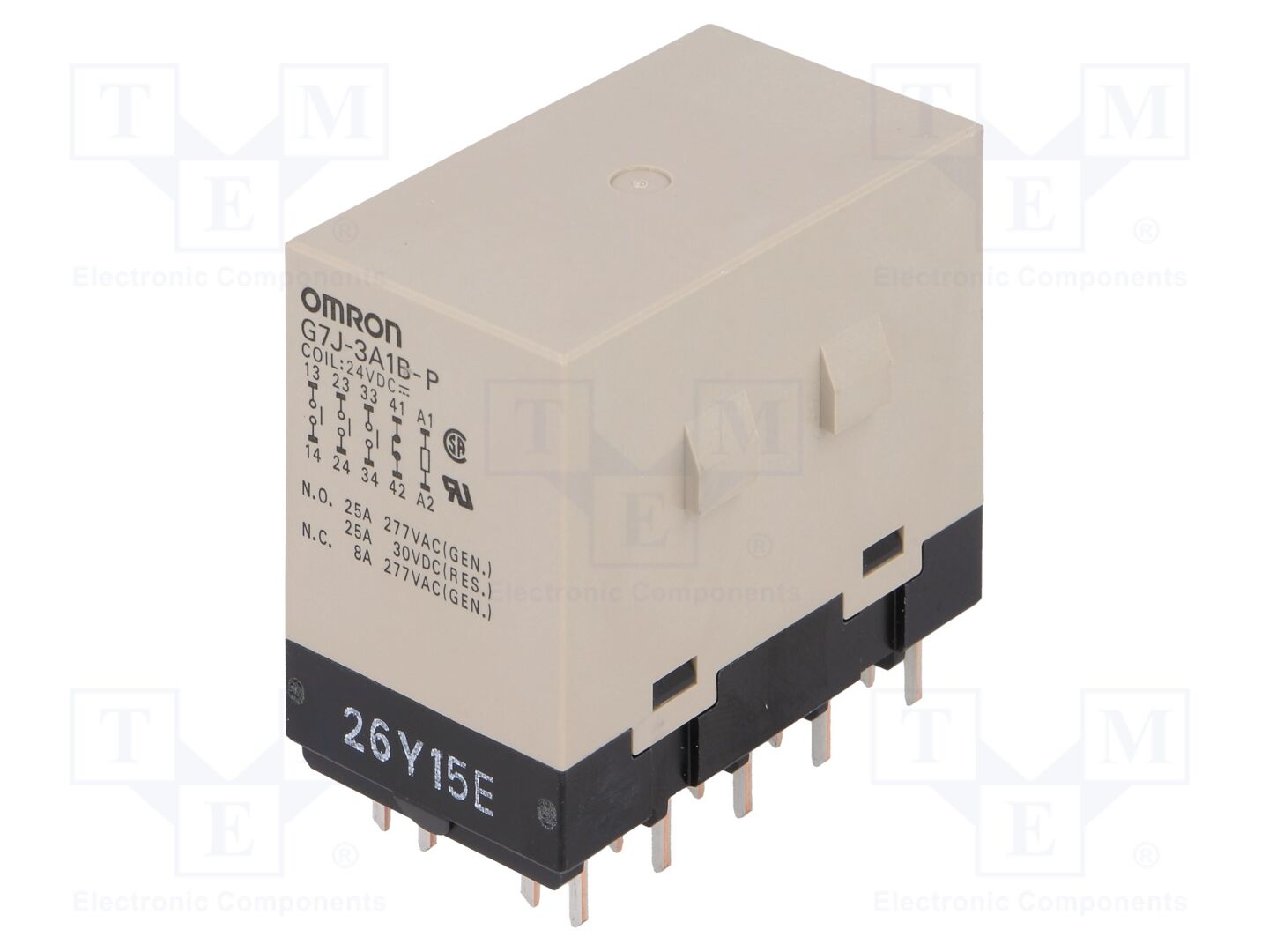 OMRON G7J-3A1B-P-24DC Sähkömagneettinen rele 25A