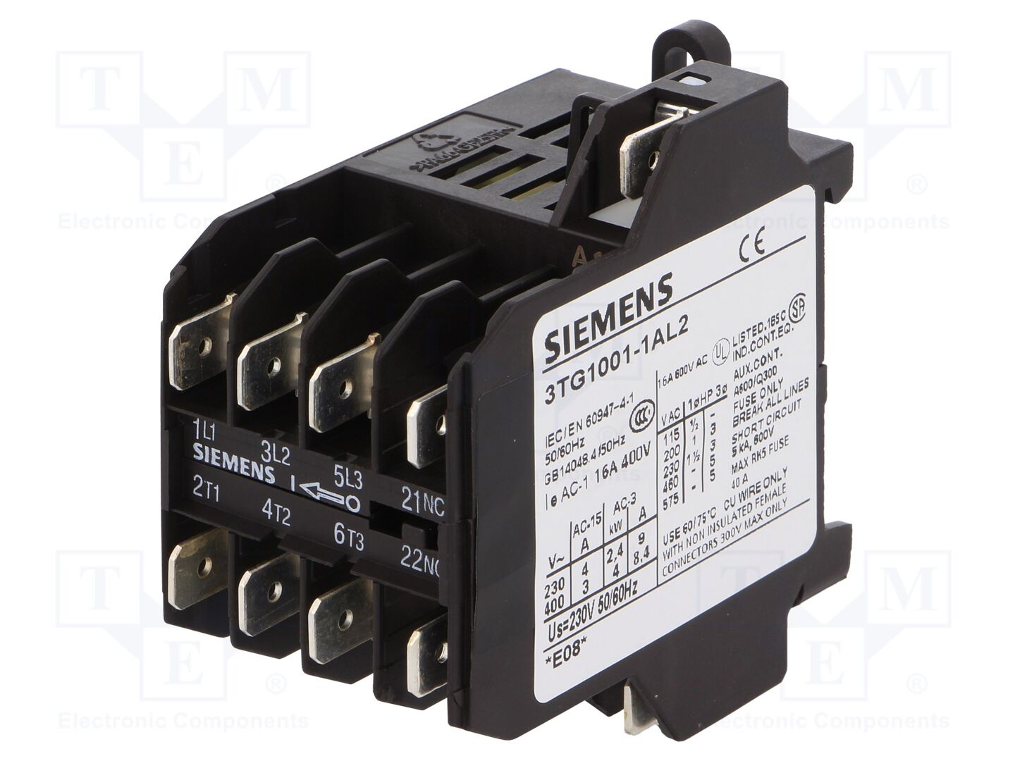 SIEMENS 3TG1001-1AL2 Kontaktori 230VAC