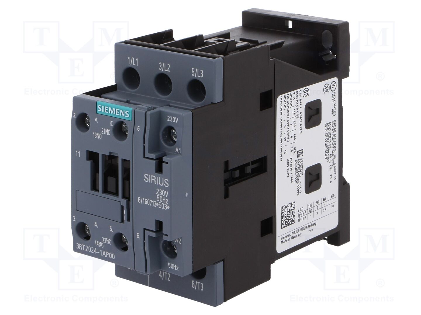 SIEMENS 3RT2024-1AP00 Kontaktori 230VAC