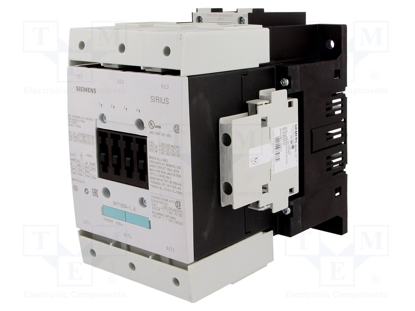 SIEMENS 3RT1054-1AF36 Kontaktori 110VAC