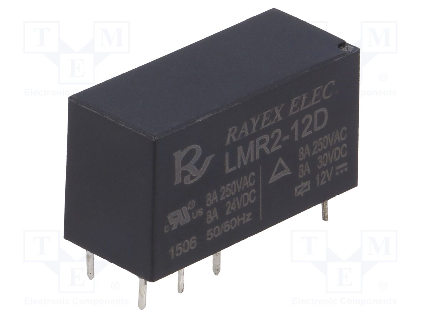 Recoy/RAYEX ELECTRONICS LMR2-12D Sähkömagneettinen rele 12VDC