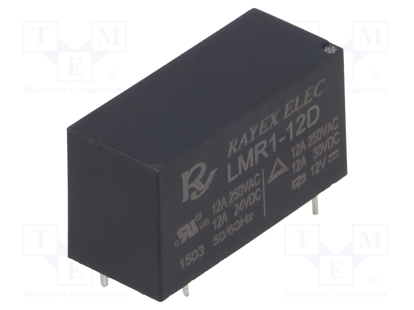 Recoy/RAYEX ELECTRONICS LMR1-12D Sähkömagneettinen rele 12VDC