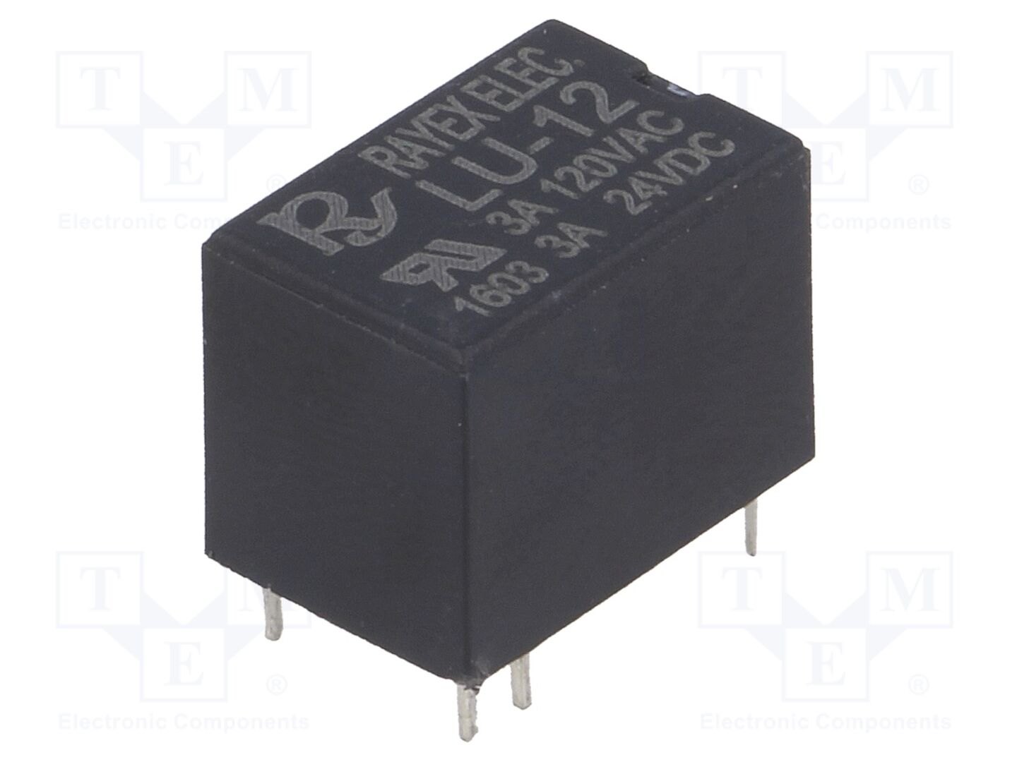 Recoy/RAYEX ELECTRONICS LU-12 Sähkömagneettinen rele 12VDC (50 kpl erä)