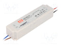 MEAN WELL LPV-60-12 LED-virtalähde 60W 12VDC 5A