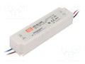 MEAN WELL LPC-60-1400 LED-virtalähde 58,8W 1400mA 9-42VDC
