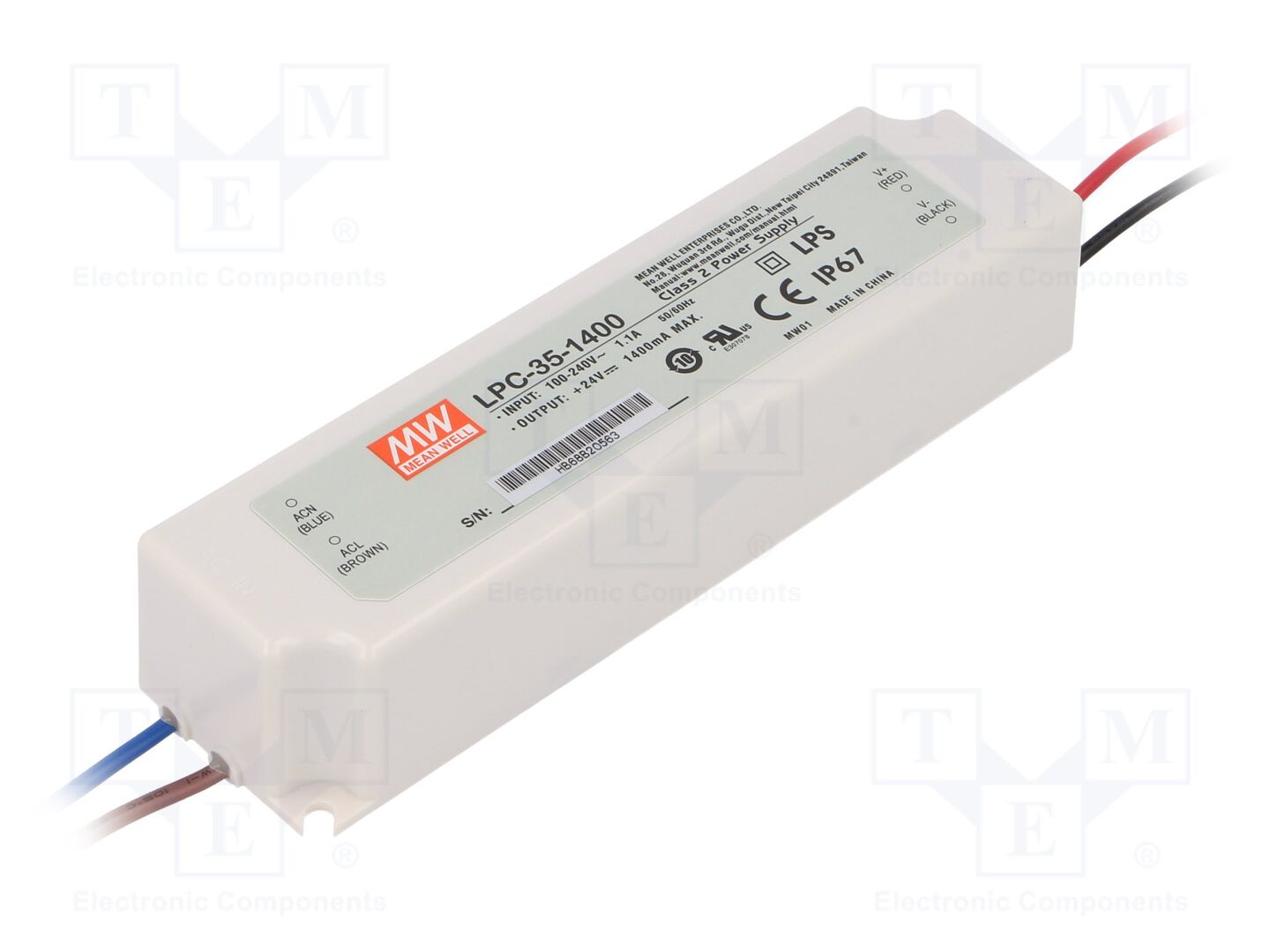 MEAN WELL LPC-35-1400 LED-virtalähde 33,6W 1400mA