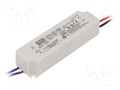 MEAN WELL LPC-20-350 LED-virtalähde 16,8W 350mA 9-48VDC