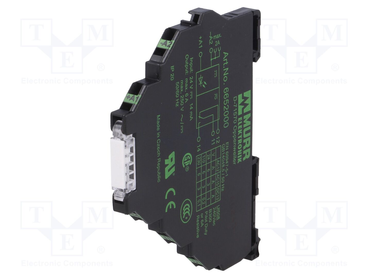 MURRELEKTRONIK 6652000 Liilerele SPDT 24VDC