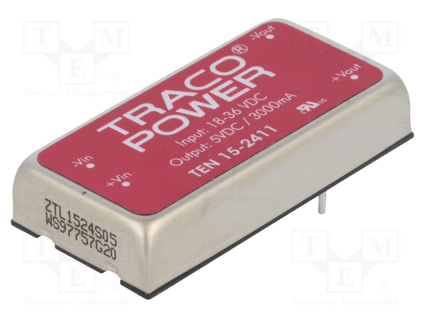TRACO POWER TEN15-2411 DC/DC-muunnin 15W