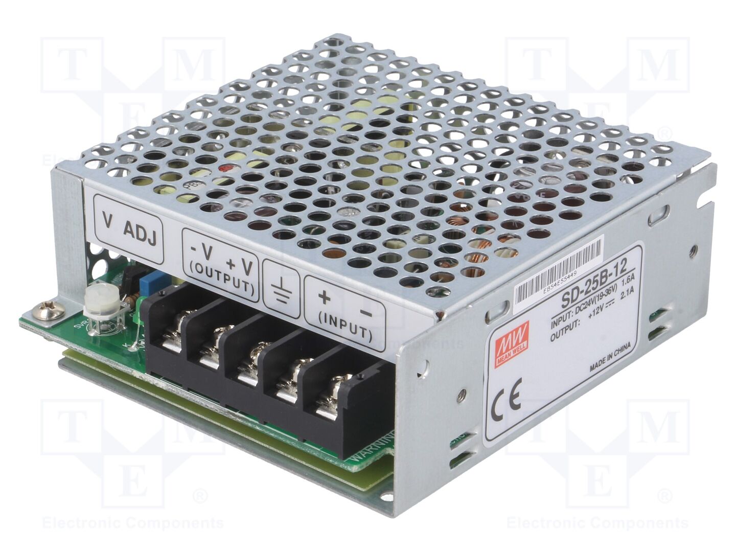 MEAN WELL SD-25B-12 DC/DC-muunnin 25.2W