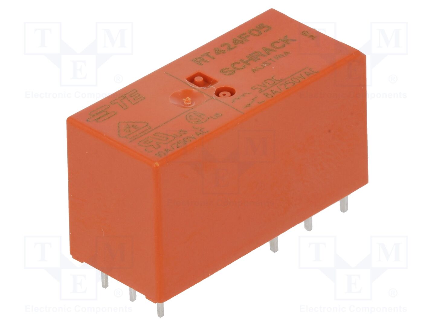 TE Connectivity RT424F05 Sähkömagneettinen rele 5VDC