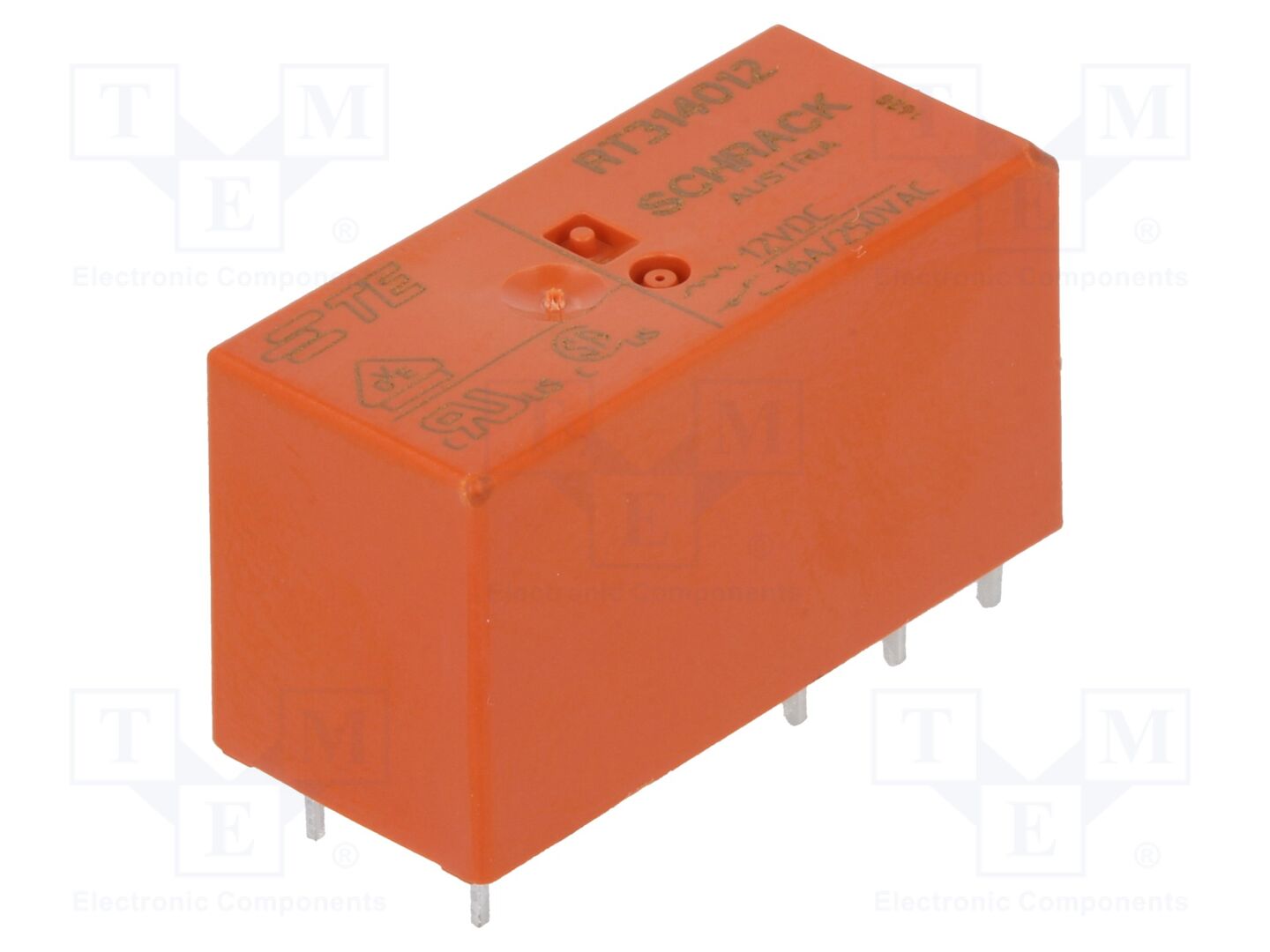 TE Connectivity RT314012 Sähkömagneettinen rele 12VDC