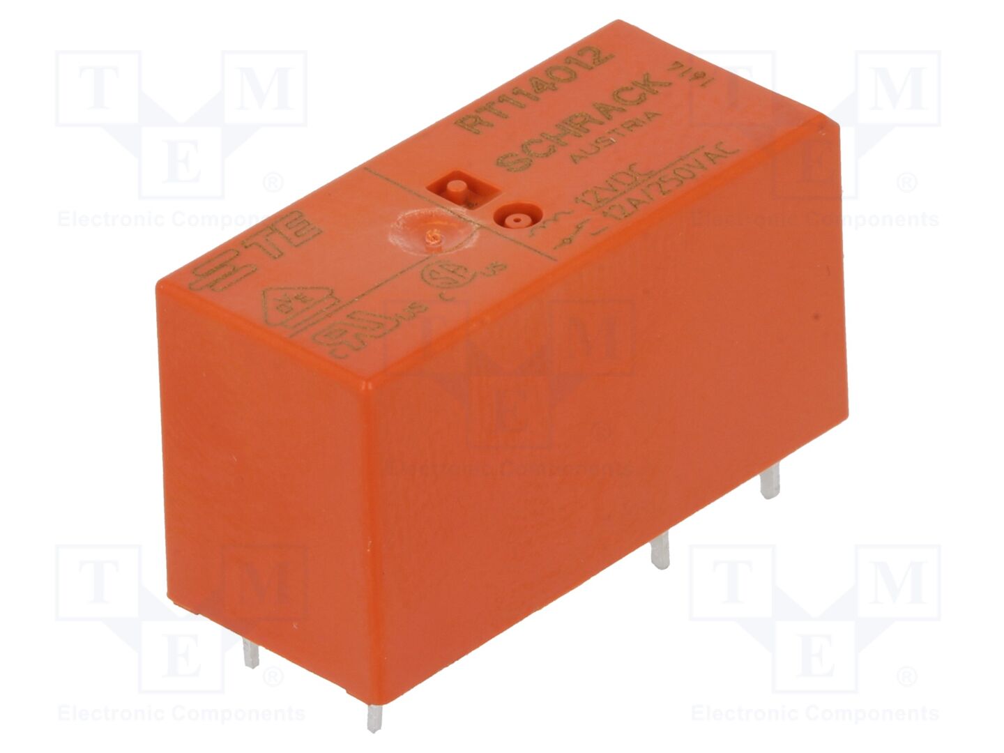 TE Connectivity RT114012 Sähkömagneettinen rele 12VDC