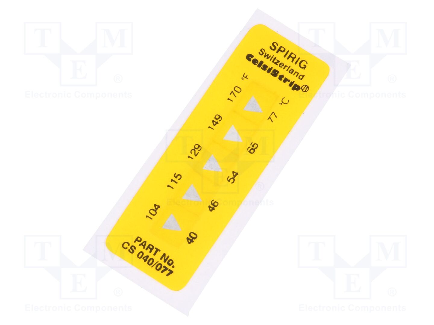 SPIRIG CS-040/077 Lämpötilaindikaattori 40°C-77°C