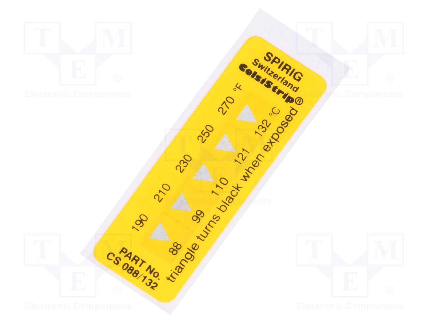 SPIRIG CS-088/132 Lämpötilaindikaattori 88°C-132°C (50 kpl erä)