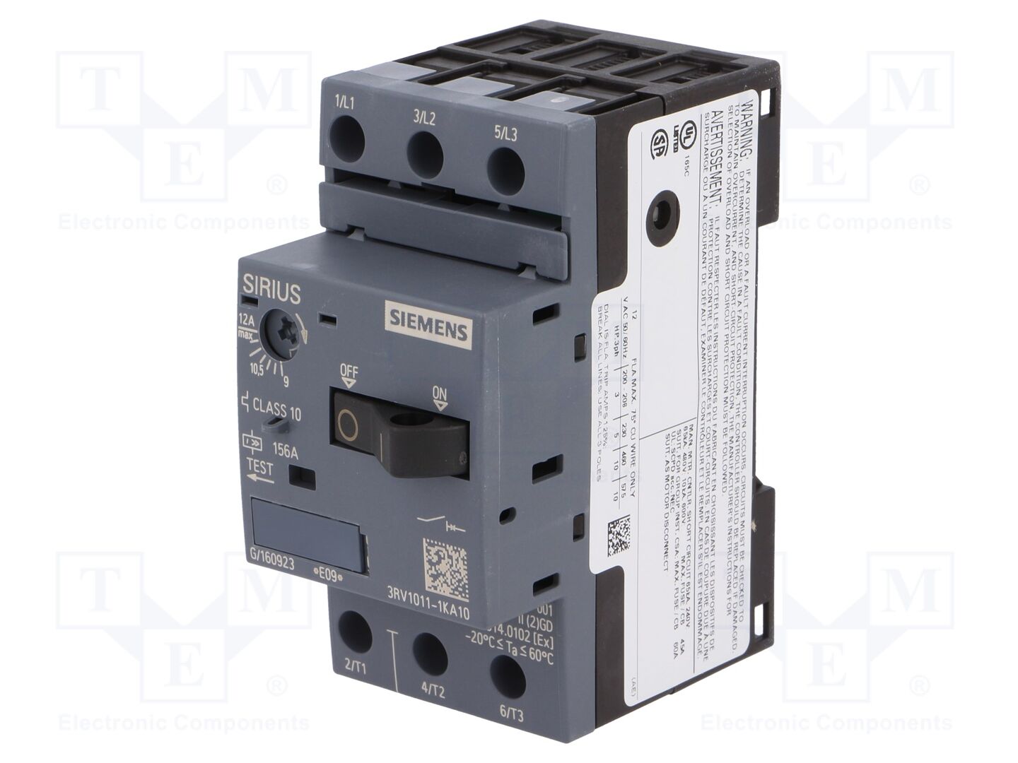 SIEMENS 3RV1011-1KA10 Moottorinsuojakatkaisija 5.5kW